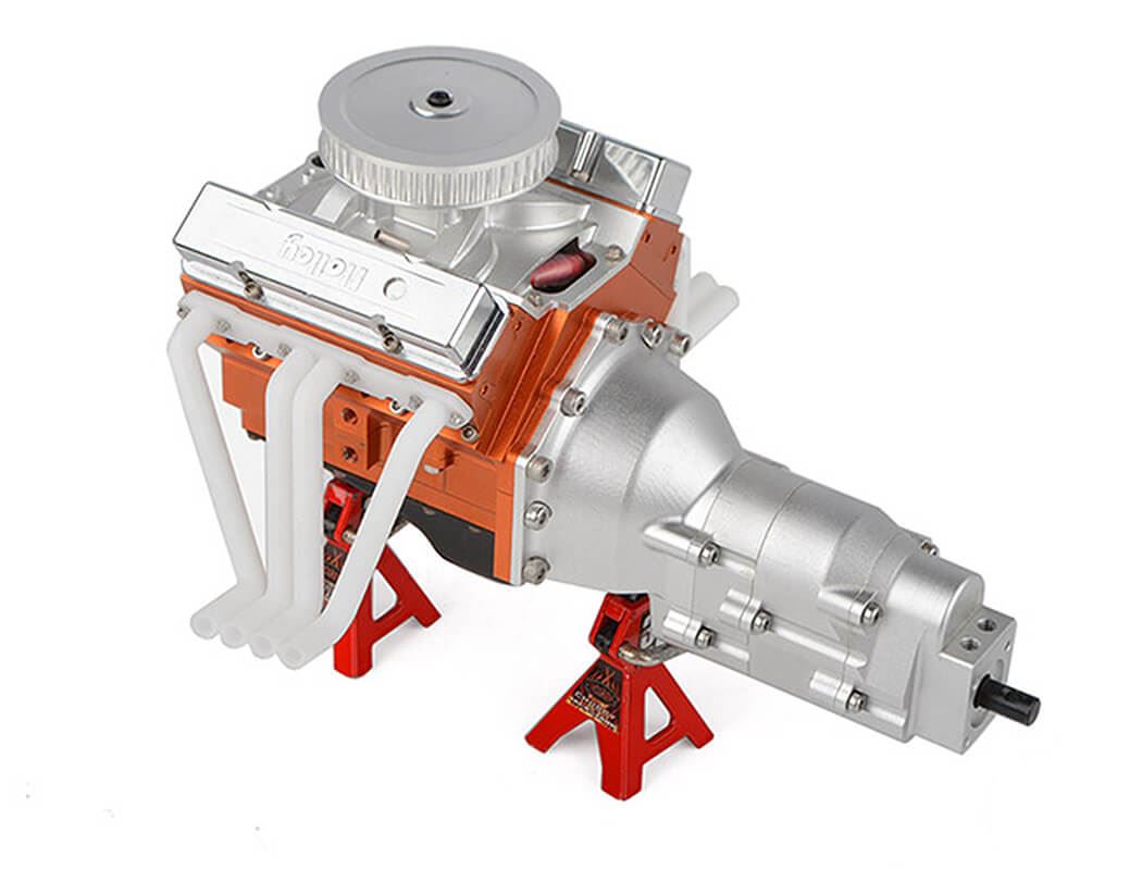 Rc4Wd Plastic Exhaust Zoomie Headers For V8 Scale Engine V3