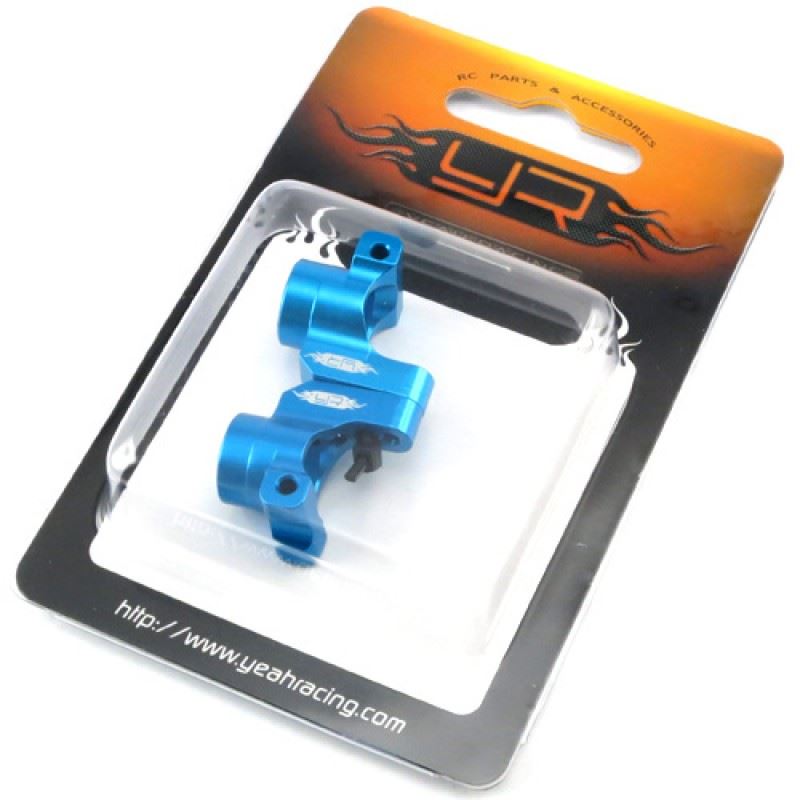 Yeah Racing Rear Hub/Knuckle Arm Aluminum Blue For Tamiya XV-01