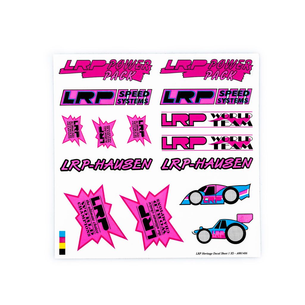 Lrp Heritage Decal Sheet 1 Xs � Limited Edition