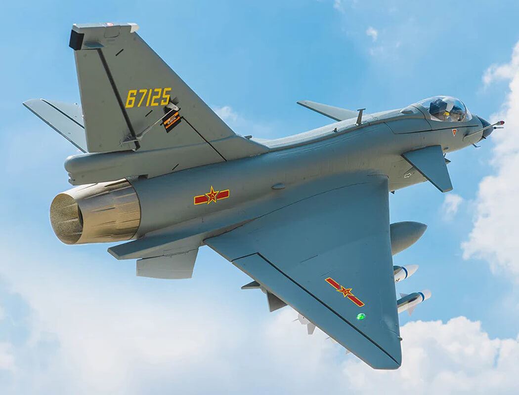 Fms 64Mm Edf J-10 With Reflex V3 Grey