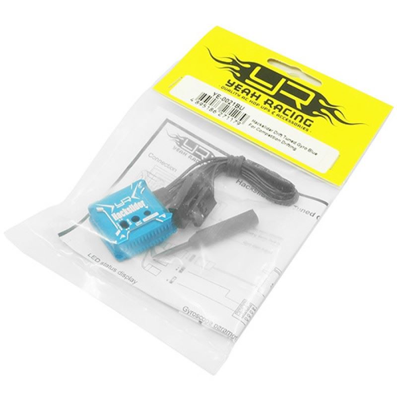 Yeah Racing Hackslider Drift Tuned Gyro Blue For Competition Drifting