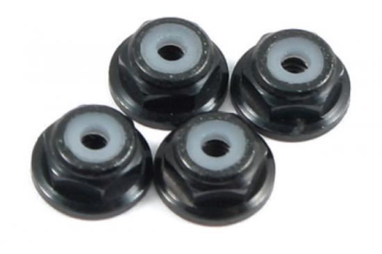 Fastrax M2 Blue Flanged Locknuts 4Pcs