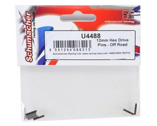 Schumacher 12mm Hex Drive Pins - Off Road