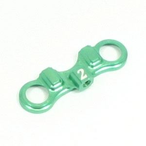 HOBAO H4E CNC ALUM STEERING PLATE (KIT 2°)