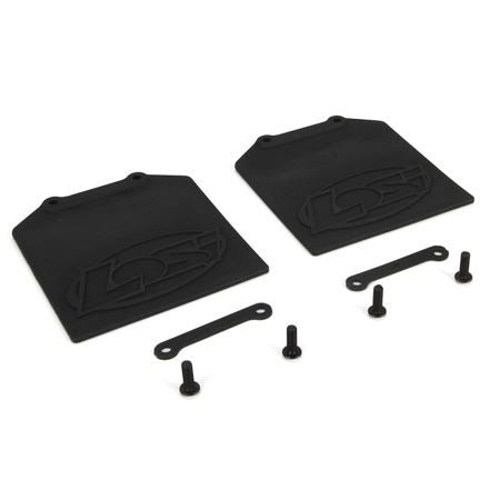 Losi Mud Flap & Retainer Set (2): 5IVE-T (LosiB2581)