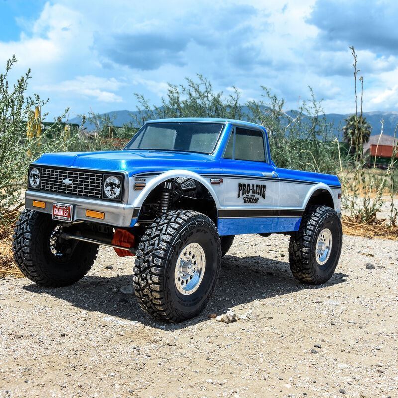 Proline 1/10 1972 Chevy K-10 Clear Body 12.3In Wheelbase Crawlers
