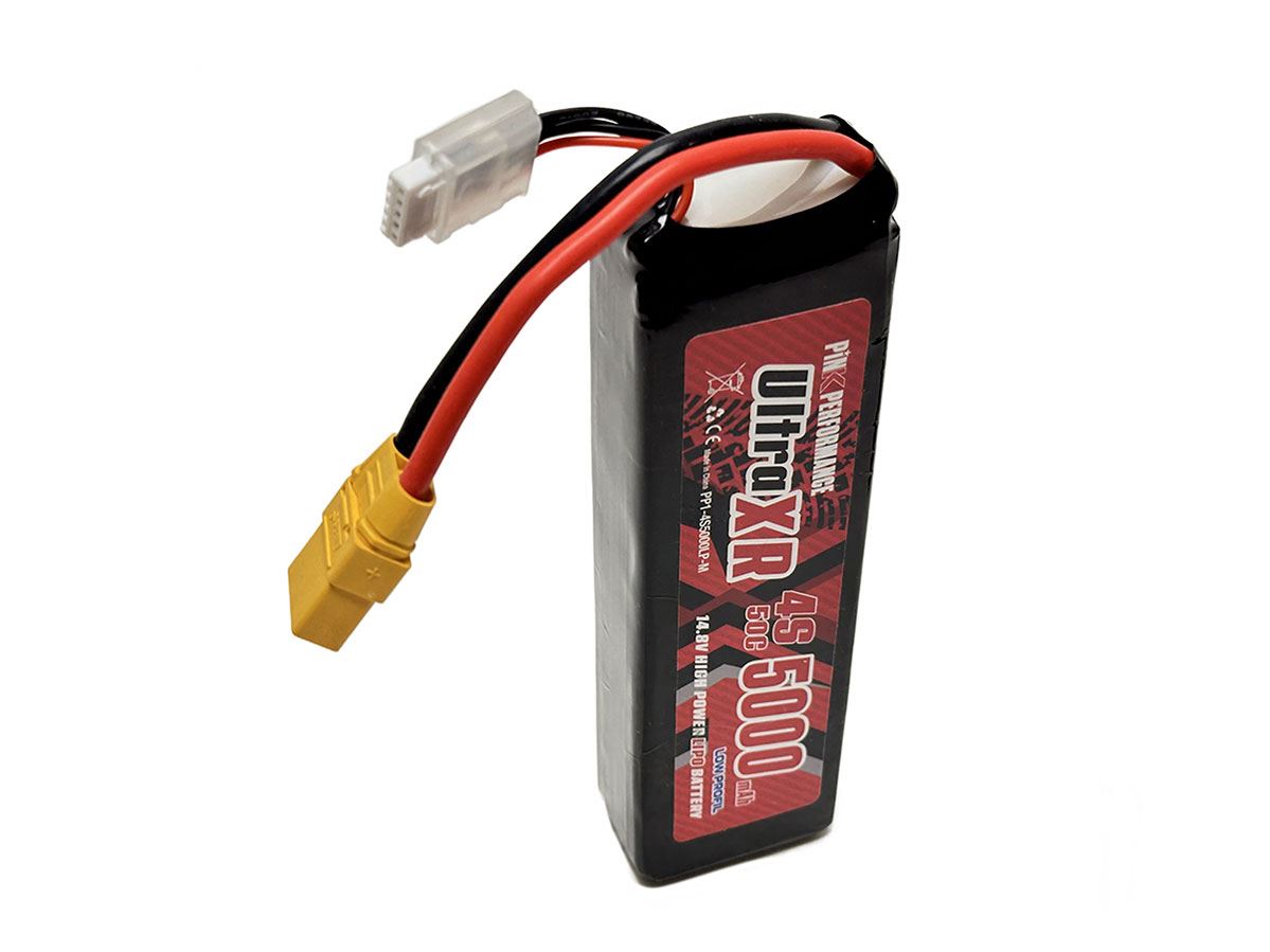 Pink Ultra Xr Lipo 4S 14.8V-5000-50C (Multi) Lp 160X46X32Mm 490G Soft