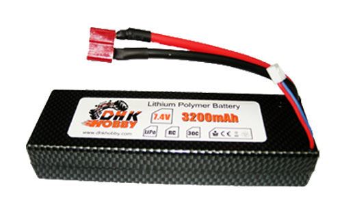 DHK LiPo Battery (2S, 7.4V, 30C, 3200mAh)