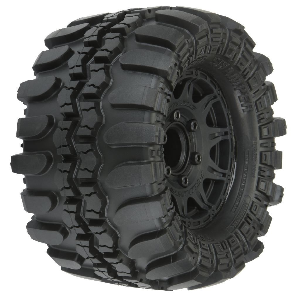 Proline 1/10 Interco Supr Swmpr F/R 2.8In Mt Tires Mounted 12mm Blk R