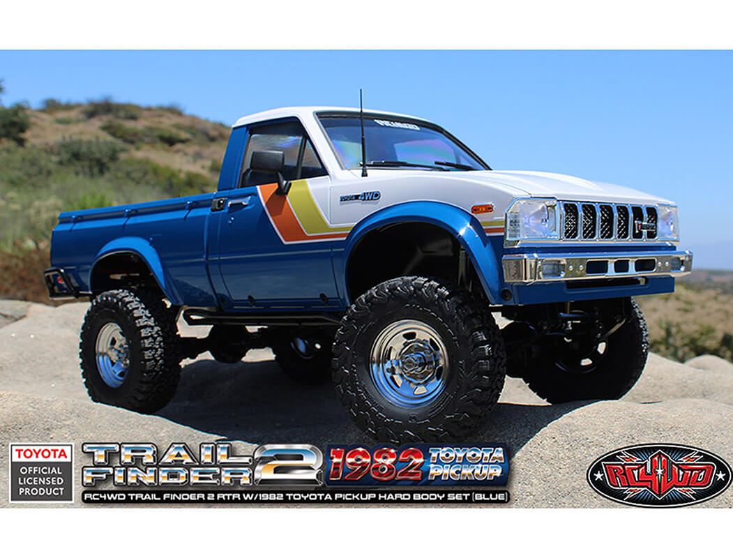 Rc4Wd Trail Finder2 Rtr With 1982 Toyota Pickup Hard Body Blue