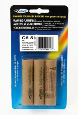 ESTES Rocket motors C6-5 (Pk3)
