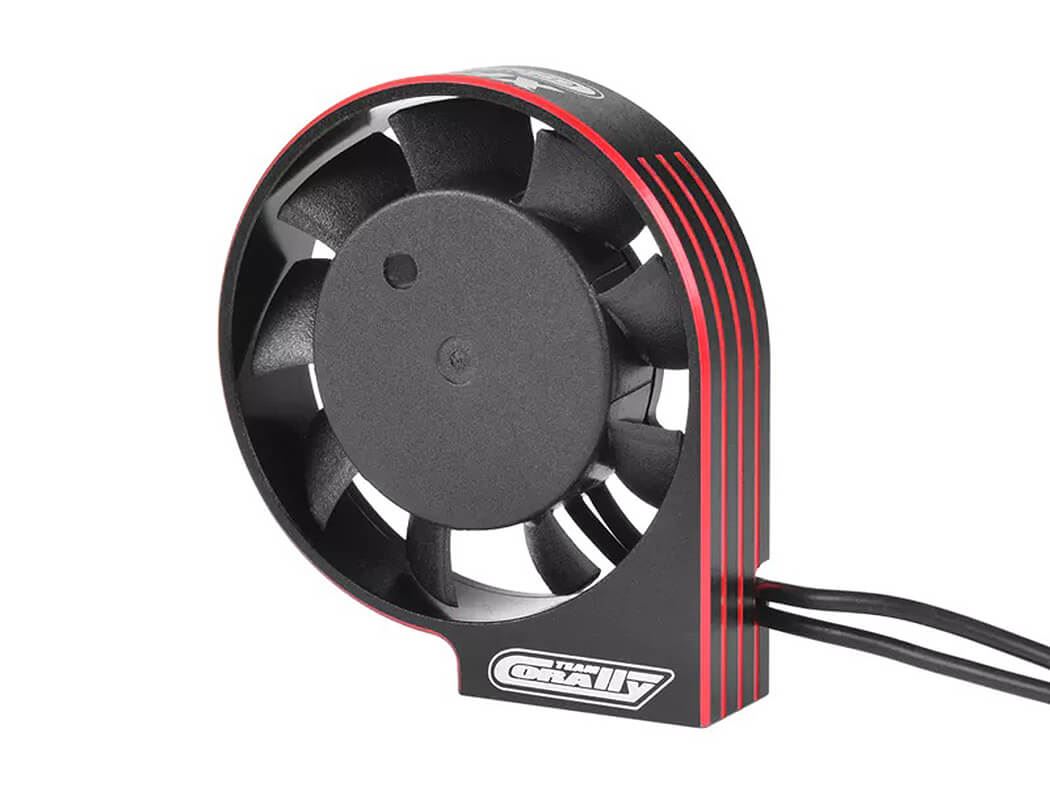 CORALLY ESC ULTRA HIGH SPEED FAN XF-40 BEC CONN. 40MM BK/RE