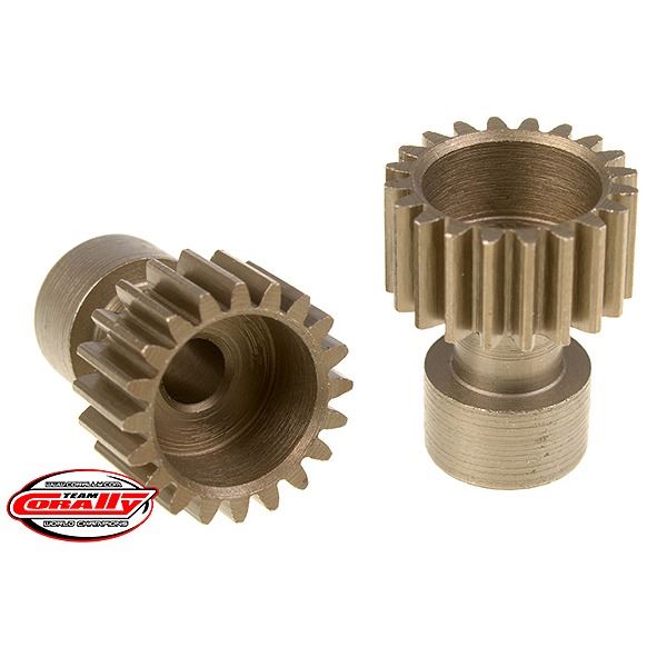 Corally 48 Dp Pinion Long Boss Hardened Steel 20 Teeth Dia. 3.17mm