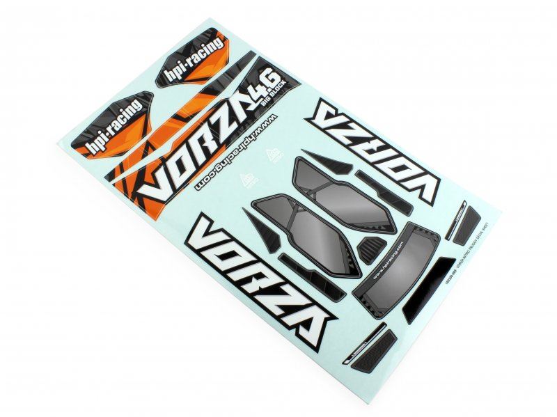 Vorza Truggy Nitro Vb-2 Decal Sheet