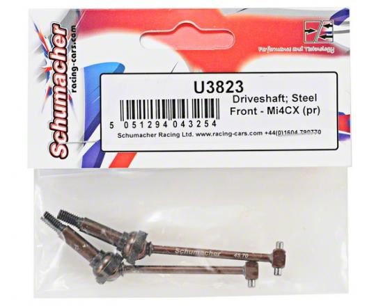 Schumacher Driveshaft; Steel Front - Mi4CX (pr)