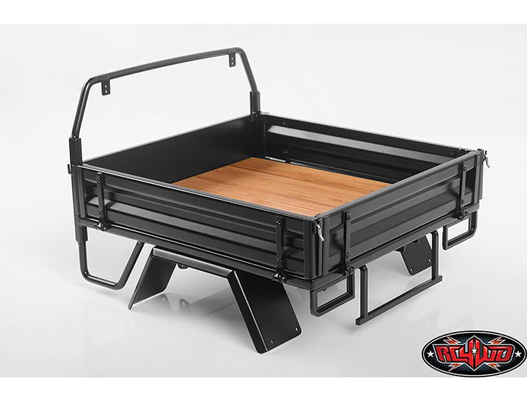 RC4WD KOBER REAR BED W/ MUD FLAPS FOR TF2 MOJAVE BODY (BLACK)