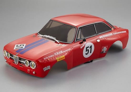 Killerbody Alfa Romeo 2000 Gtam 190mm Finished Body Red -