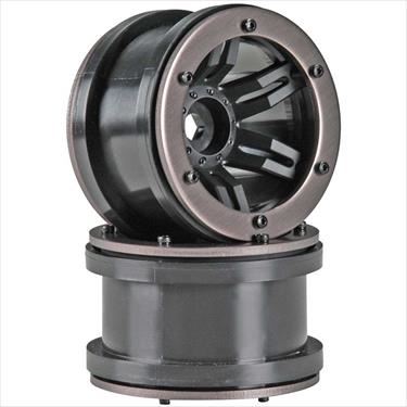AXIAL Rocksters 2.2 Beadlock Wheel Black (2)