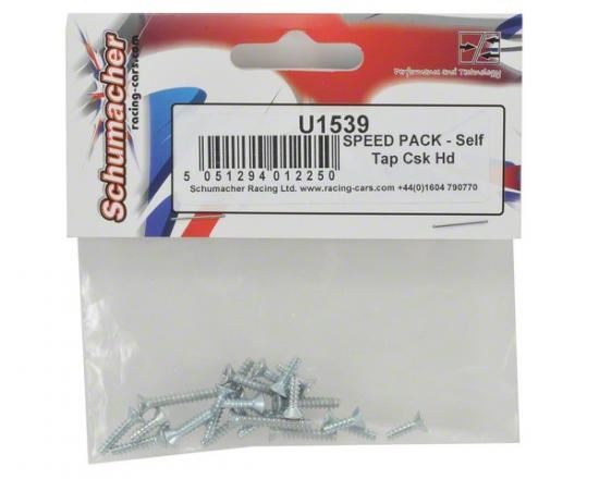 Schumacher SPEED PACK - Self Tap Csk Hd