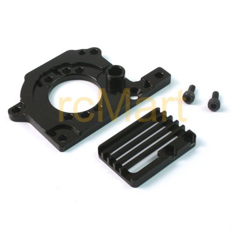 Yeah Racing Aluminum Motor Mount With Heat Sink Full Set (Bk) For Tamiya M05 & M05 Pro (Discontinued)