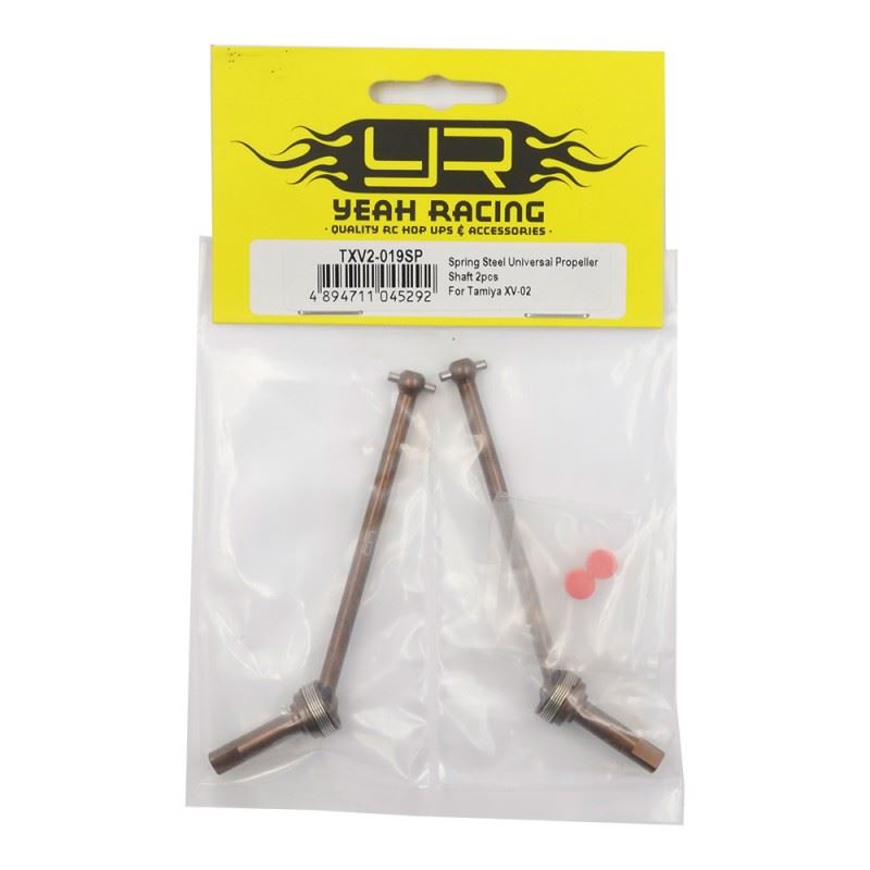 Yeah Racing Spring Steel Universal Propeller Shaft 2pcs For Tamiya XV-02