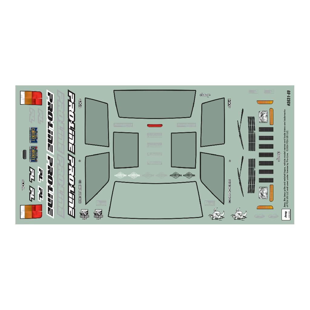 Pro 1/24 2001 Jeep Cherokee Clear Body: Scx24