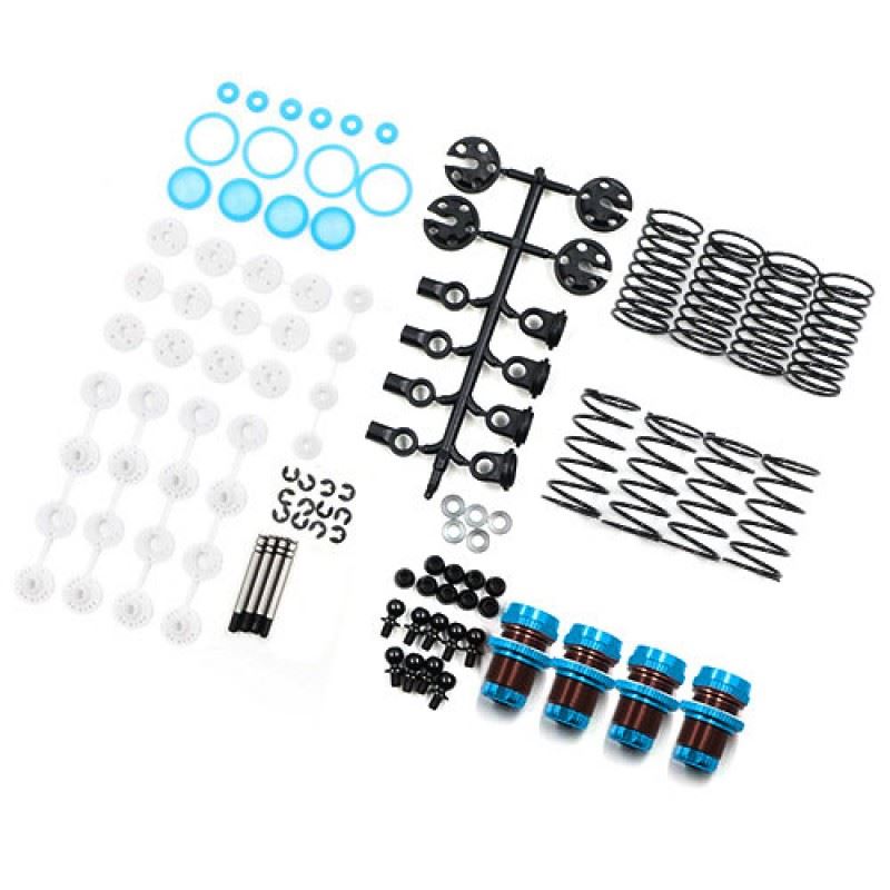 Yeah Racing QUTUS Slider 55mm Damper Set for 1/10 RC Drift Car Blue