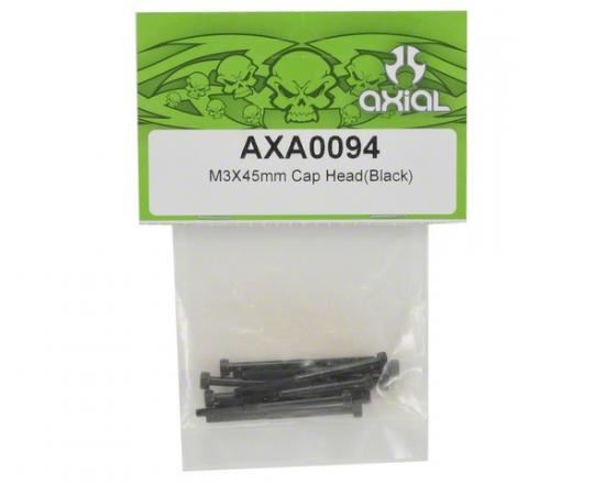 AXIAL Cap Head M3x45mm Black (10)