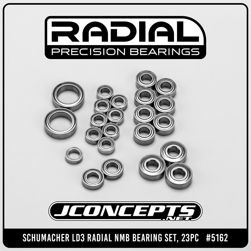 Schumacher LD3 Radial NMB Bearing Set 23pc