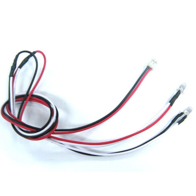 Yeah Racing 3mm LED Light Set (WT)
