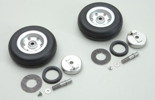 JSM Main Wheels (76mm) & Brakes (Pair) (F-JSMLG/76MWP)