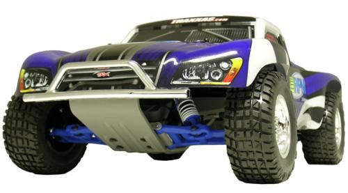 RPM Front Bumper & Skid Plate For Slash - Blue
