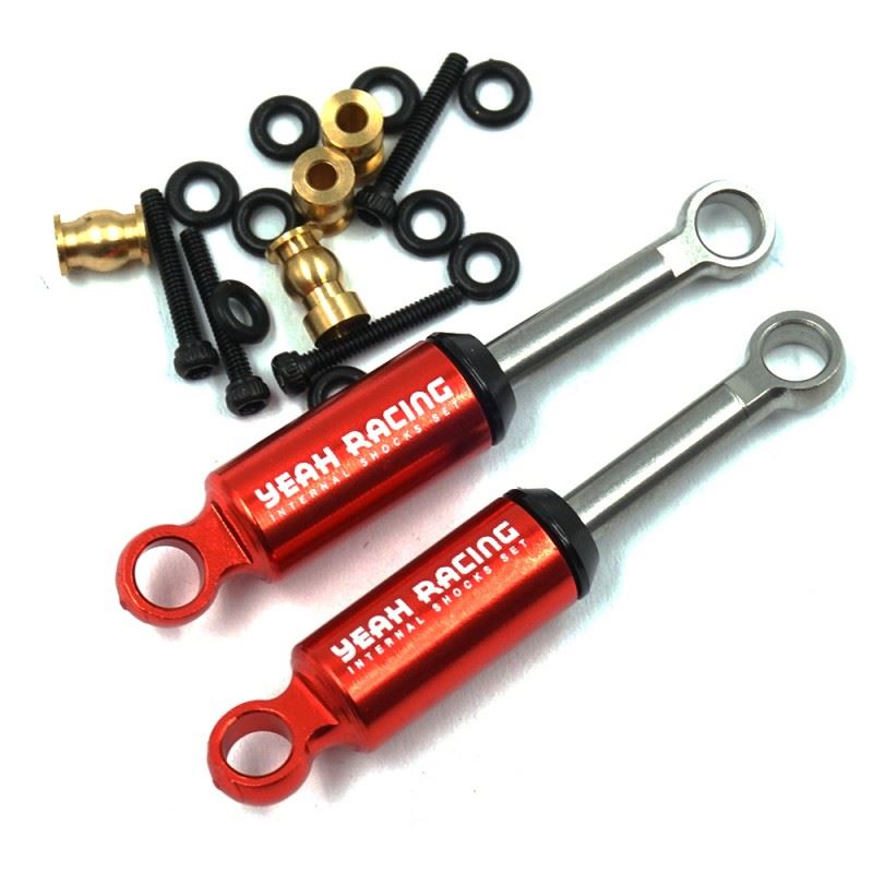 Yeah Racing Aluminum Internal Spring Shocks V2 2pcs For Axial SCX24