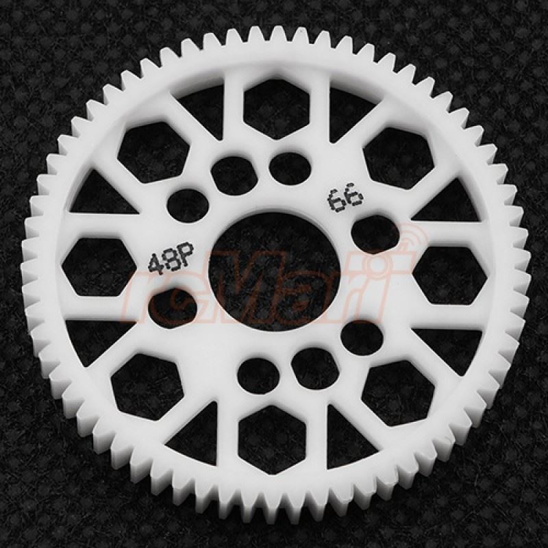 Yeah Racing Competition Delrin Spur Gear 48P 66T For 1/10 On Road Touring Drift