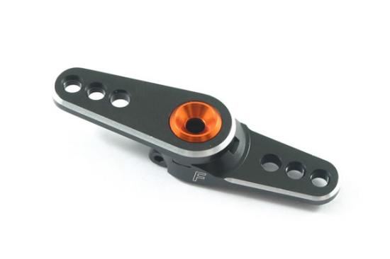 FASTRAX 23T BLACK ALUMINIUM 3-IN-1 SERVO HORN (KO/SANWA)