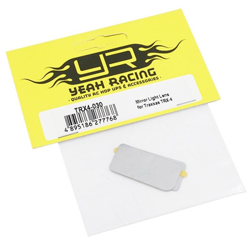 Yeah Racing Reflective Mirror Plate for Traxxas TRX-4 Defender