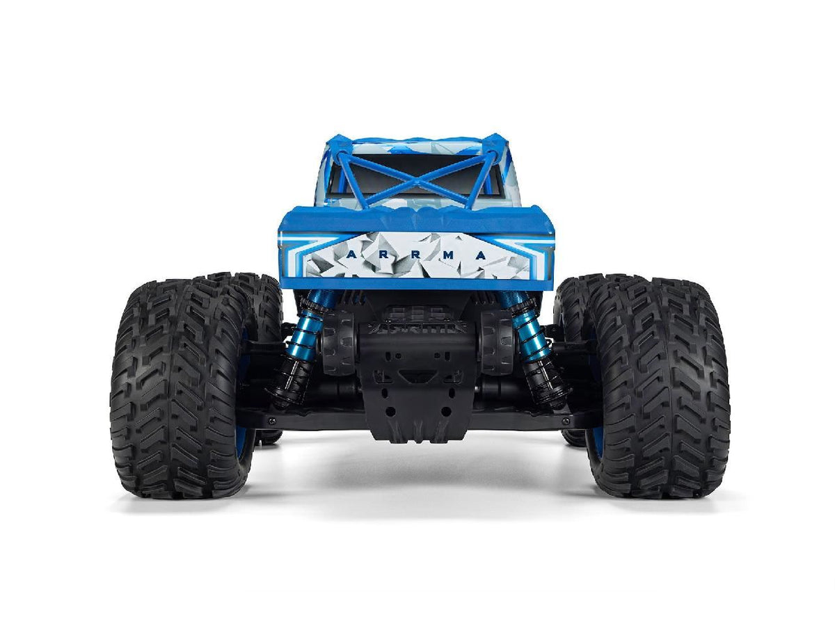Arrma 1/8 Quake 4S Dsc 4X4 Rtr Monster Truck, White/Blue