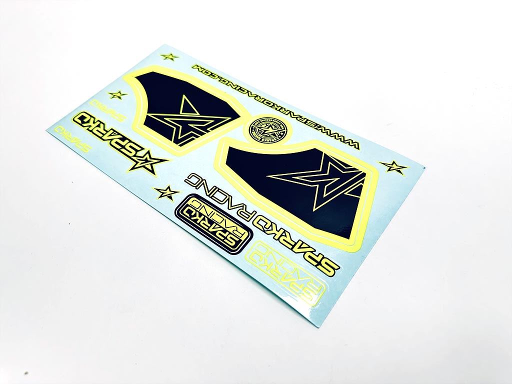 Sparko F8 Wing Sticker-Yellow For Optional Wing