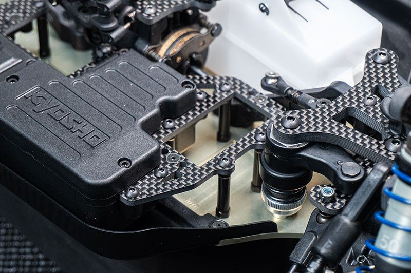 Koswork Carbon Graphite 3.0Mm Steering Servo Plate For Inferno Mp11