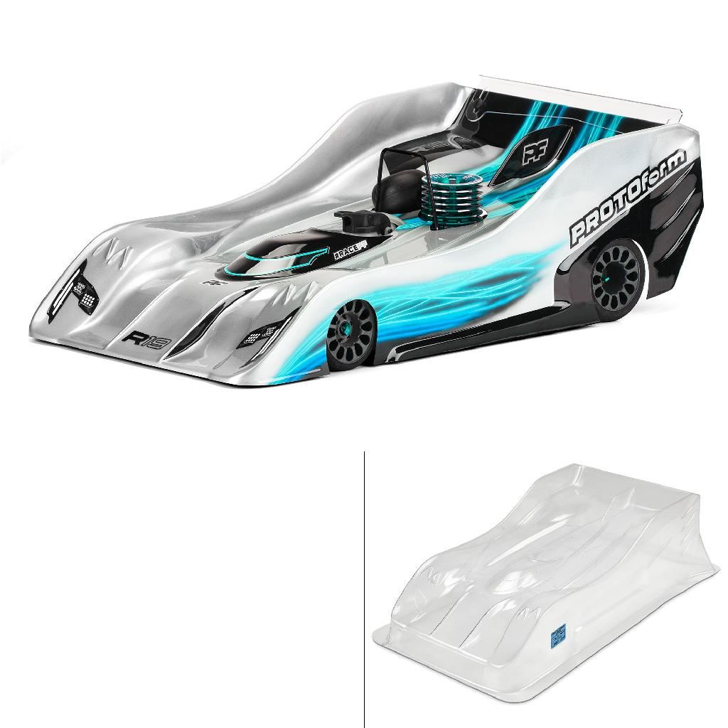 PRM 1/8 R19 Light Weight Clear Body: 1:8 On-Road