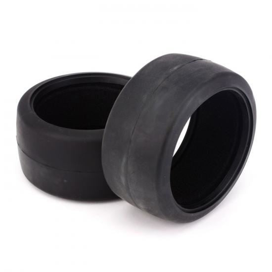 TRAXXAS Tires, slicks (S1 compound) (front) (2)/ foam inserts (2)