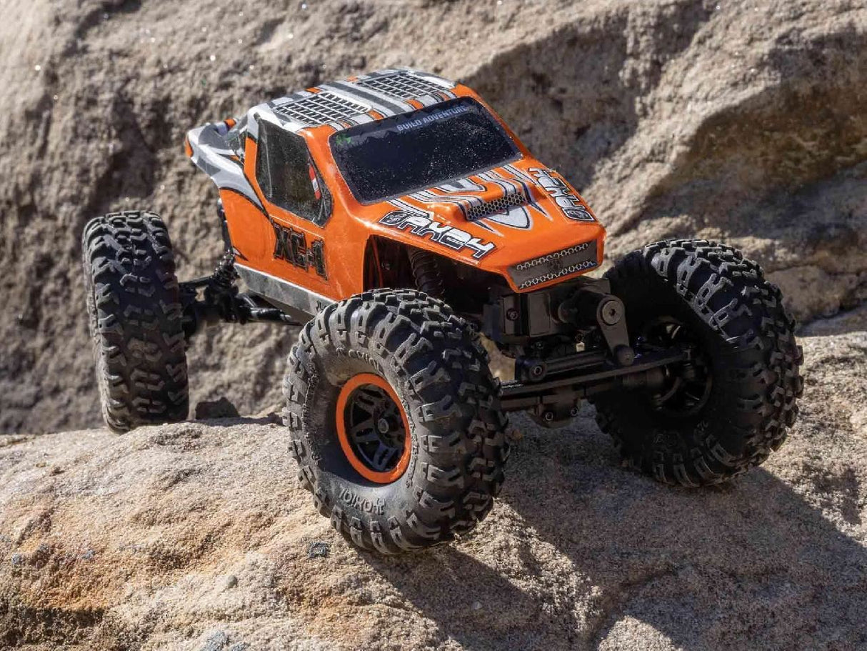 Axial 1/24 AX24 XC-1 4WS Crawler Brushed RTR, Orange