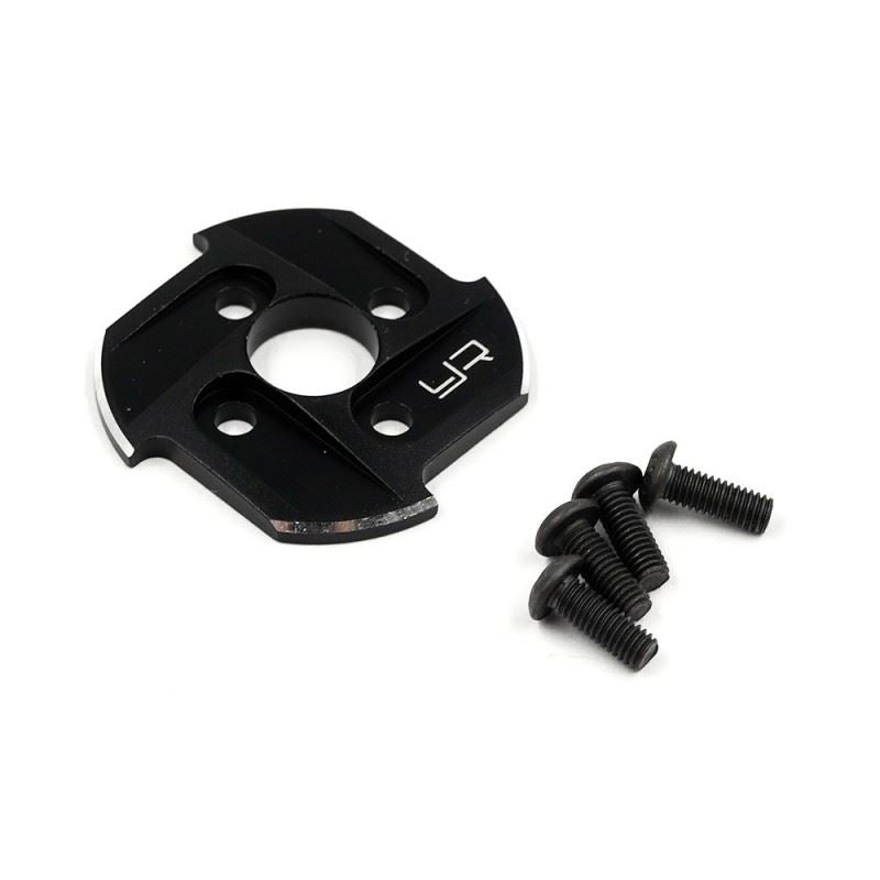 Yeah Racing Aluminum Spur Gear Support Plate Type-E For 1/10 Drift Black