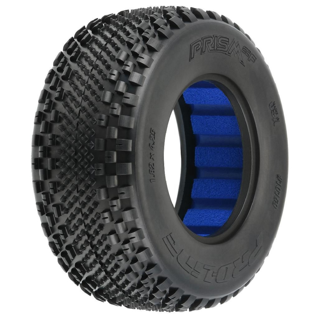 Proline 1/10 Prism Cr3 Front 2.2In/3.0In Carpet Short Course Tires (2)