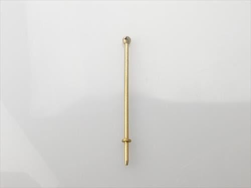 RACTIVE 1 Hole Stanchion, Brass 35mm (Pk10)
