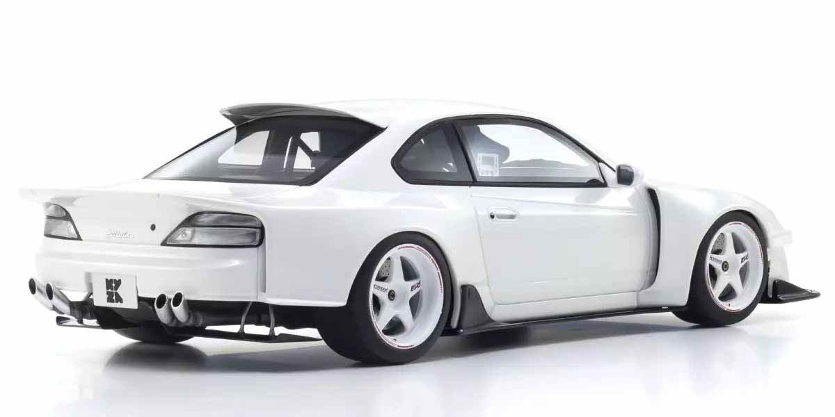 Kyosho 1:18 Samurai Collection Nissan Silvia S15 Khyzyl Saleem White