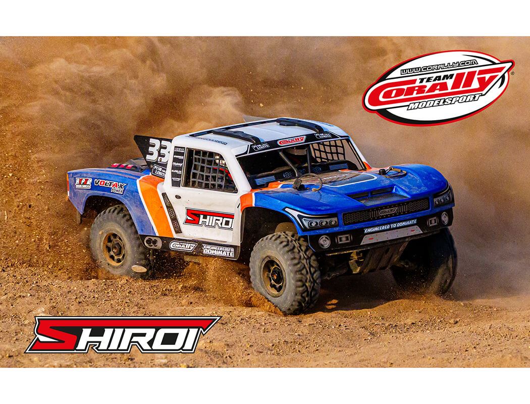 Corally Shiroi Xp6 Roller Short Course Truck Rtr - Blue