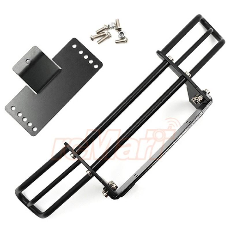 Yeah Racing Aluminum Alloy Adjustable Front Bumper Black For Tamiya CC01