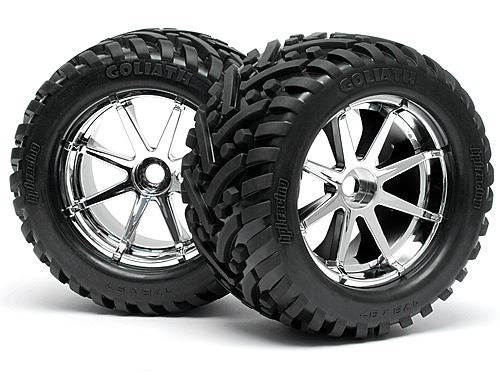 HPI Mounted Goliath Tire 178X97mm On Blast Wheel Crm
