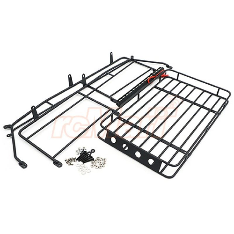 Yeah Racing Metal Roll Cage w/ Luggage Tray & Super Bright LED Light Bar For Traxxas TRX-4